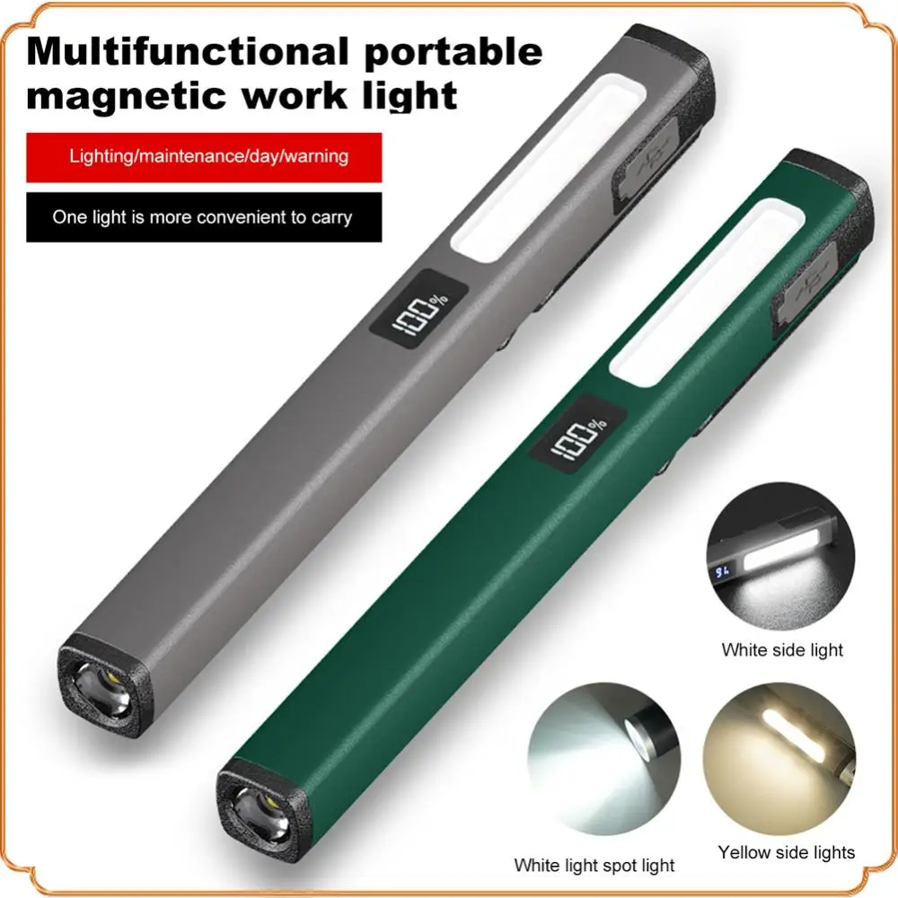 

Водонепроницаемый мини-фонарик для кормления, светодиодный + SMD, медицинская удобная ручка, карманный фонарик-ручка с зарядкой через USB, 400 мАч для студентов-медсестер