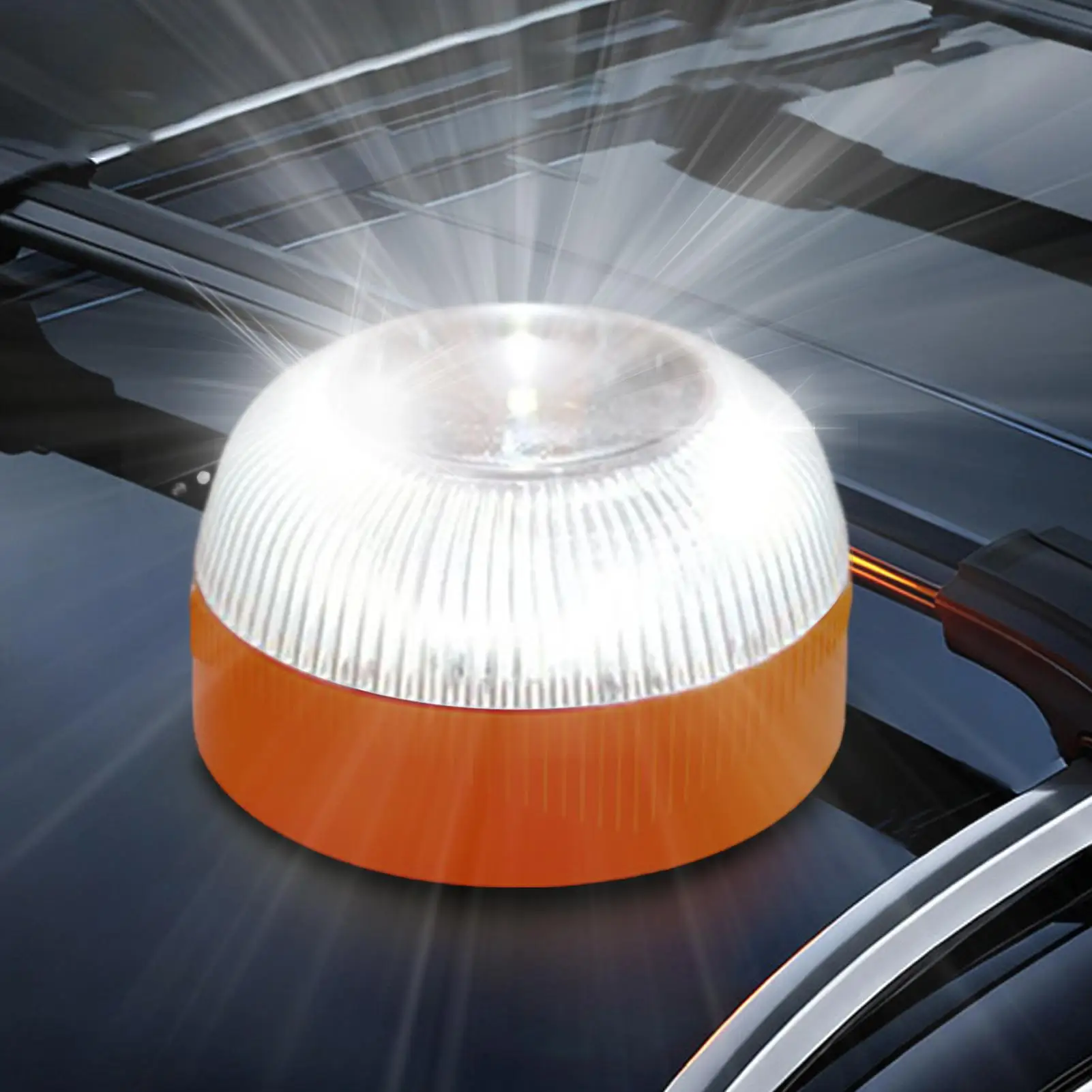 LED Strobe Lights Safety LED Lighting With Magnetic Base Warning Caution Lights For RV Roof Motorcycle Truck Car Roadside