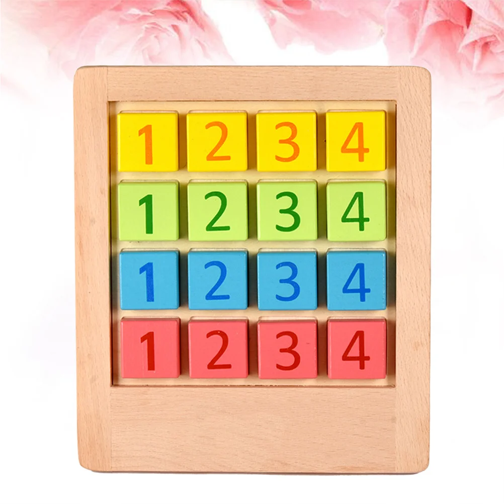 Placa de madeira sudoku número criativo jogo intelectual para crianças adultos casa desktop diversão raciocínio lógico jogando tabuleiro quebra-cabeça