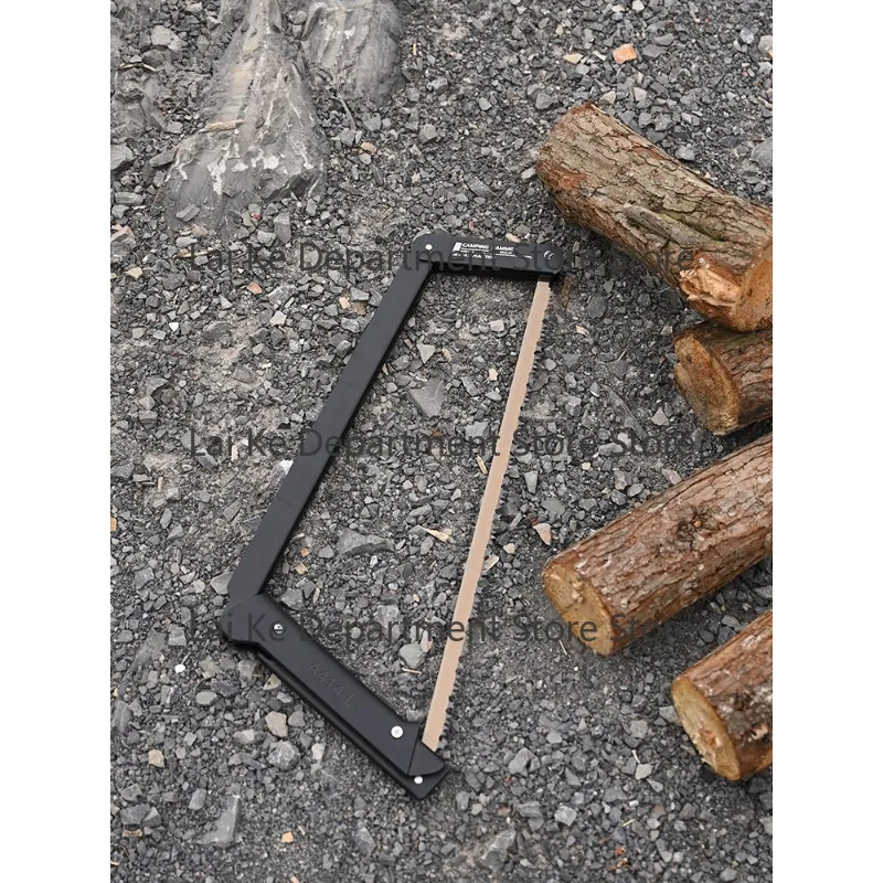 Large Handheld Folding Saw, Portable Logging Tool, Multi-Functional Camping Aluminum Alloy Handsaw