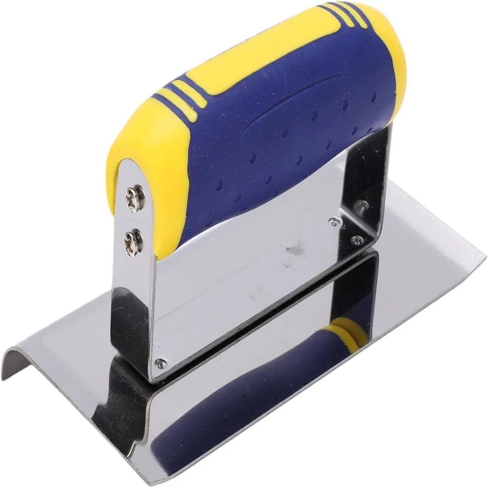 Easy Clean Ergonomic Grip Concrete Edger Outside Corner Design Drywall Application Mortar Edger Concrete Trimmer For Masonry