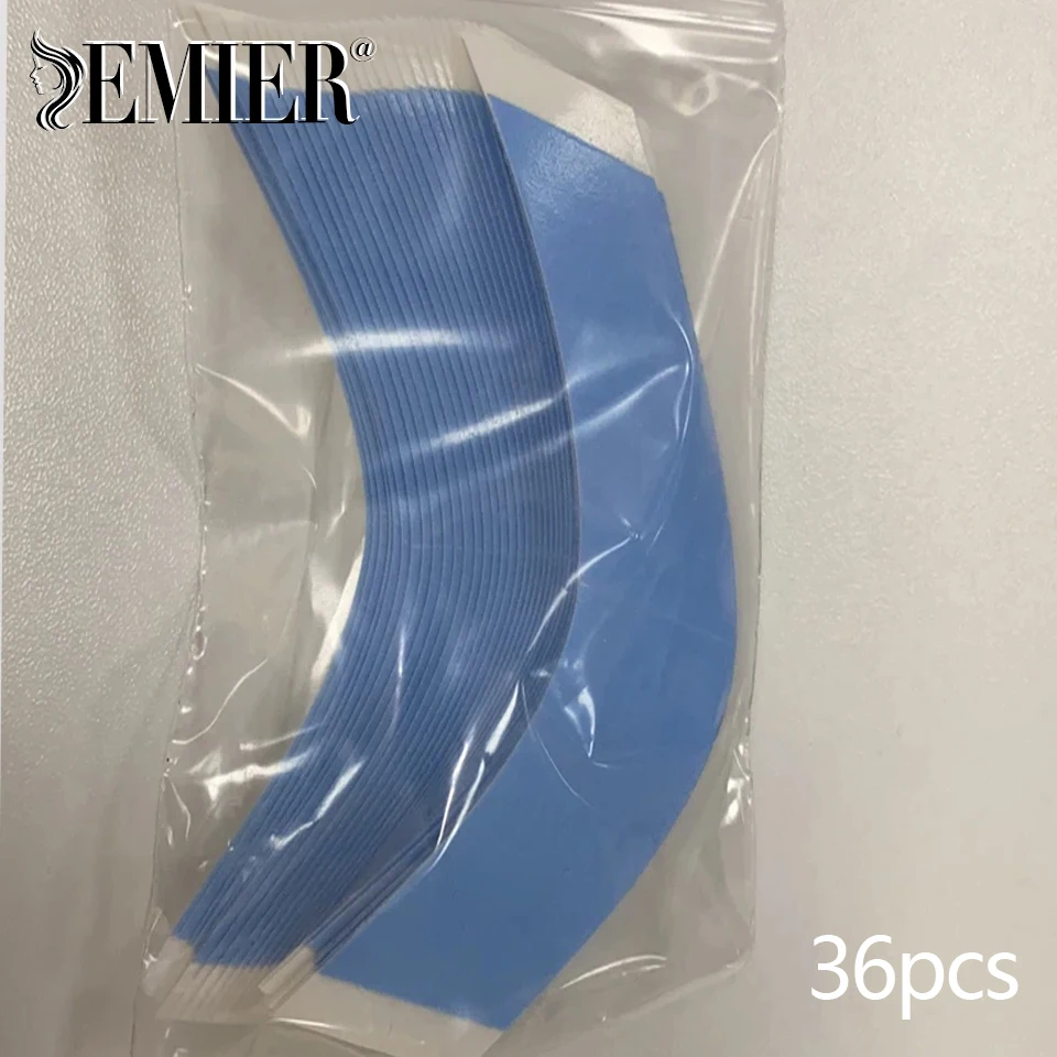 36 pièces/lot Super bande imperméable à l'eau ruban adhésif Double face Walker bande pour perruque de dentelle hommes toupet Ultra tenir cheveux accessoires