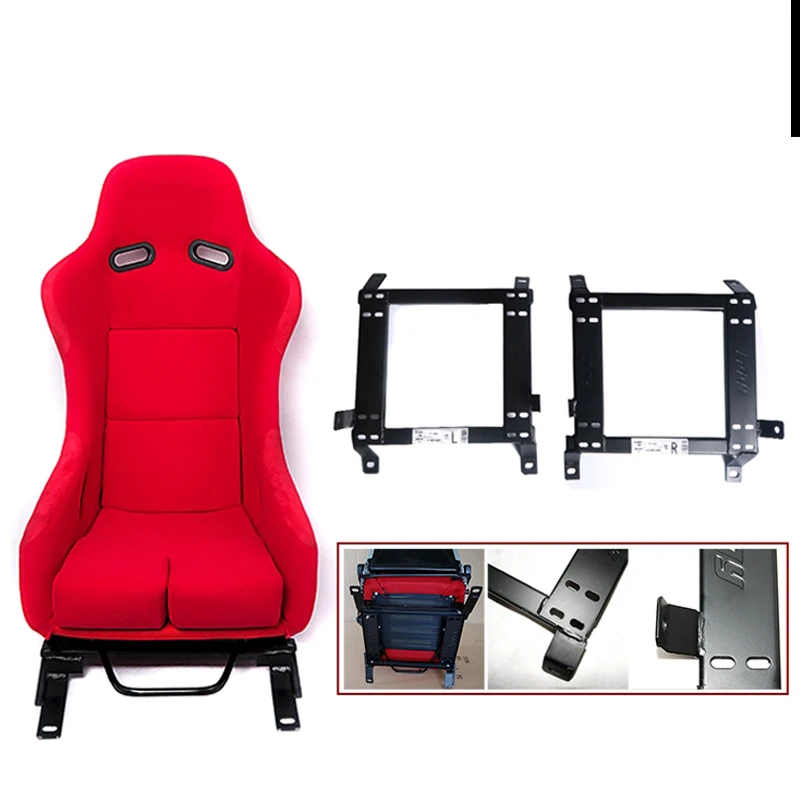 Soporte de asiento de carreras para golf 7, soportes de montaje de base de asiento de coche, piezas de automóviles