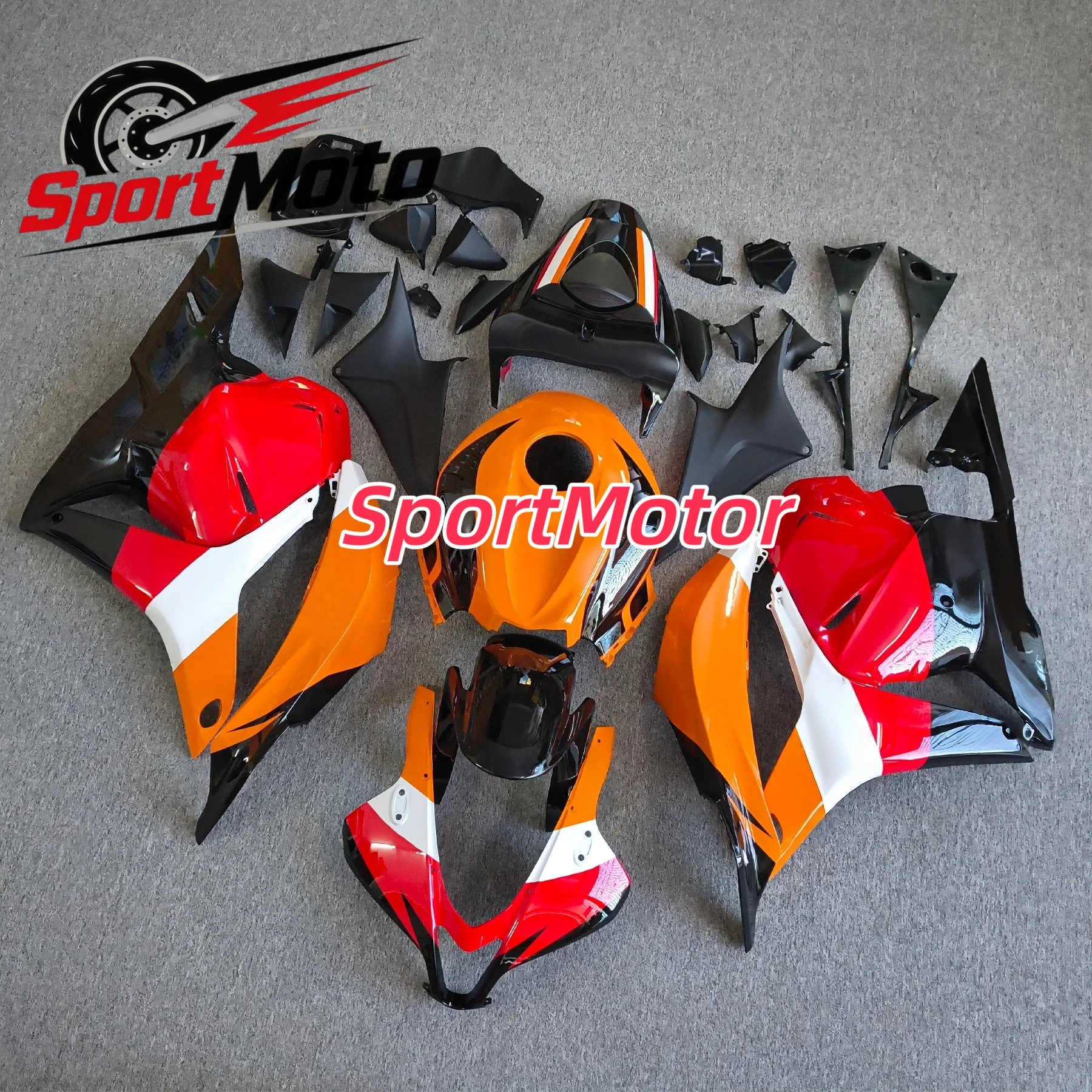 Motorcycle Fairing Kit For HONDA CBR600RR F5 2009 2010 2011 2012 CBR 600RR 09-12 Injection Hot Orange Red Fairing Bodywork Set