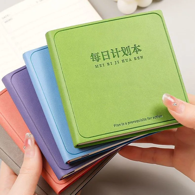 Книга-ежедневного-плана-квадратный-блокнот-высококачественная-кожаная-книга-расписание-управления-временем-тетради-для-студентов-обратно-в-школу