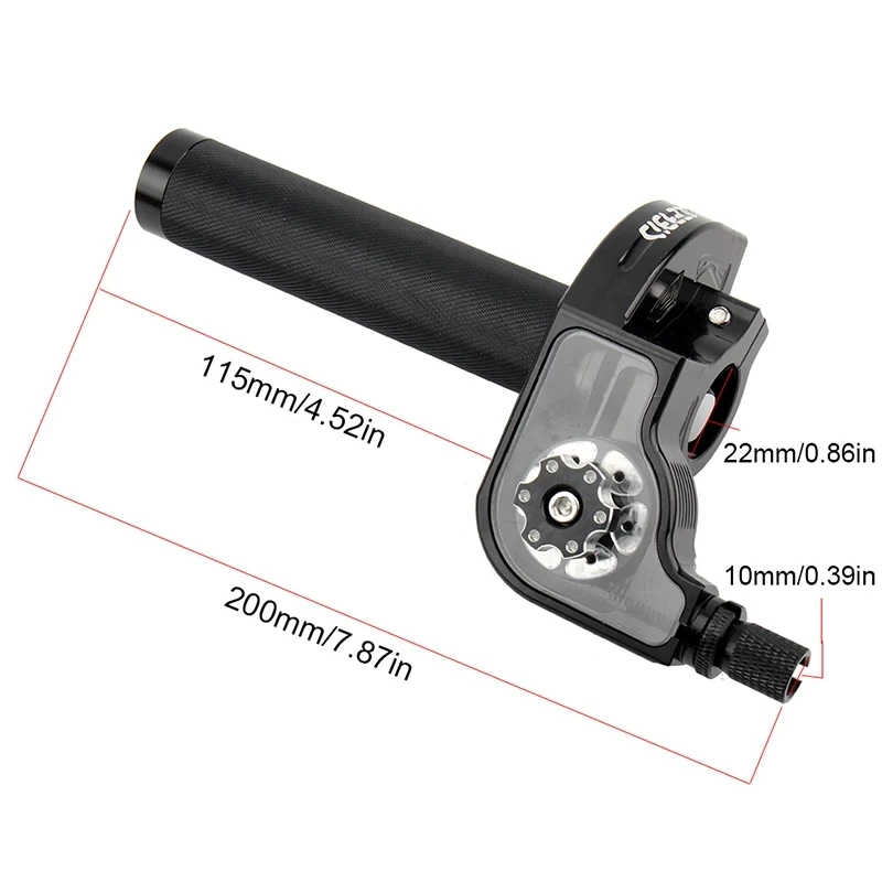 For Off-Road Dirt Bike ATV Pit 50cc 125cc 150cc 250cc 22mm 7/8'' Universal Motorcycle Throttle Twist Grips Handle