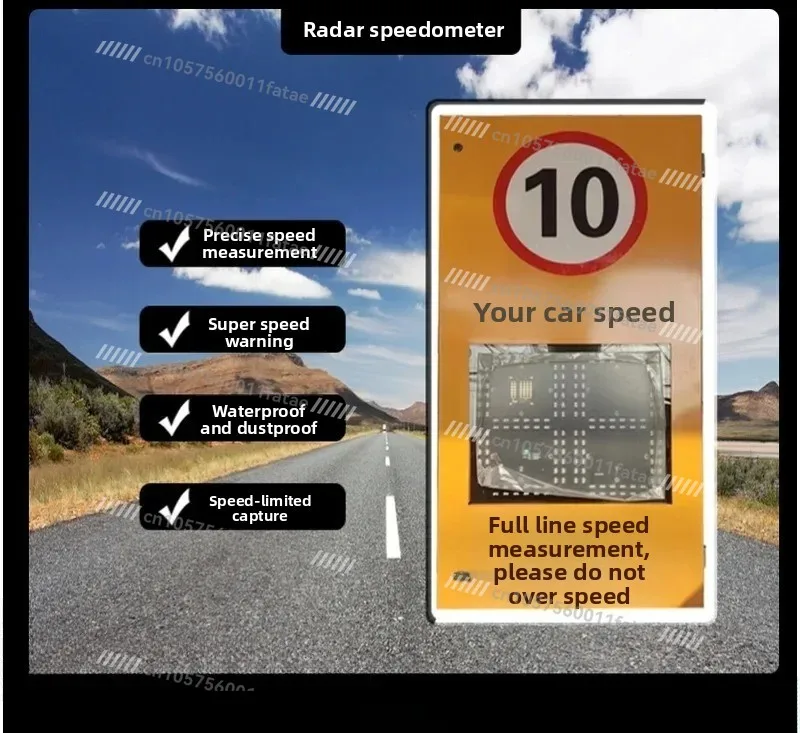 Radar Speedometer Custom High-speed Traffic Capture Speed Led Screen Solar Overspeed Sign