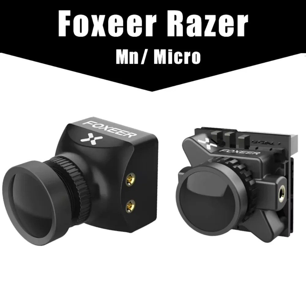 Foxeer Razer Mini/Razer Micro/Razer Nano 1200TVL PAL/NTSC Switchable 4:3 16:9 FPV Camera for RC Racing FPV Drone Upgrade Version