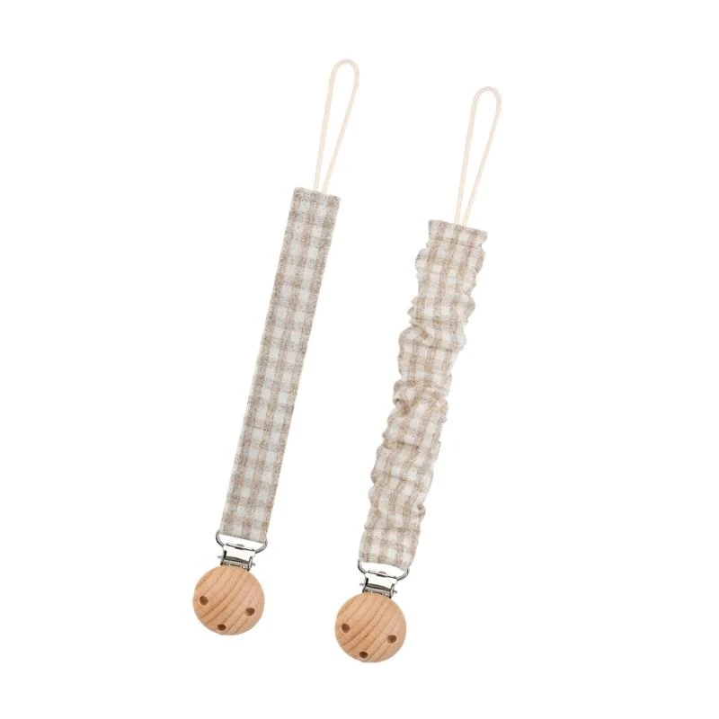 2Pcs Baby Pacifier Holder Chain, Fashionable Teething Toy Lanyard Strap Belt