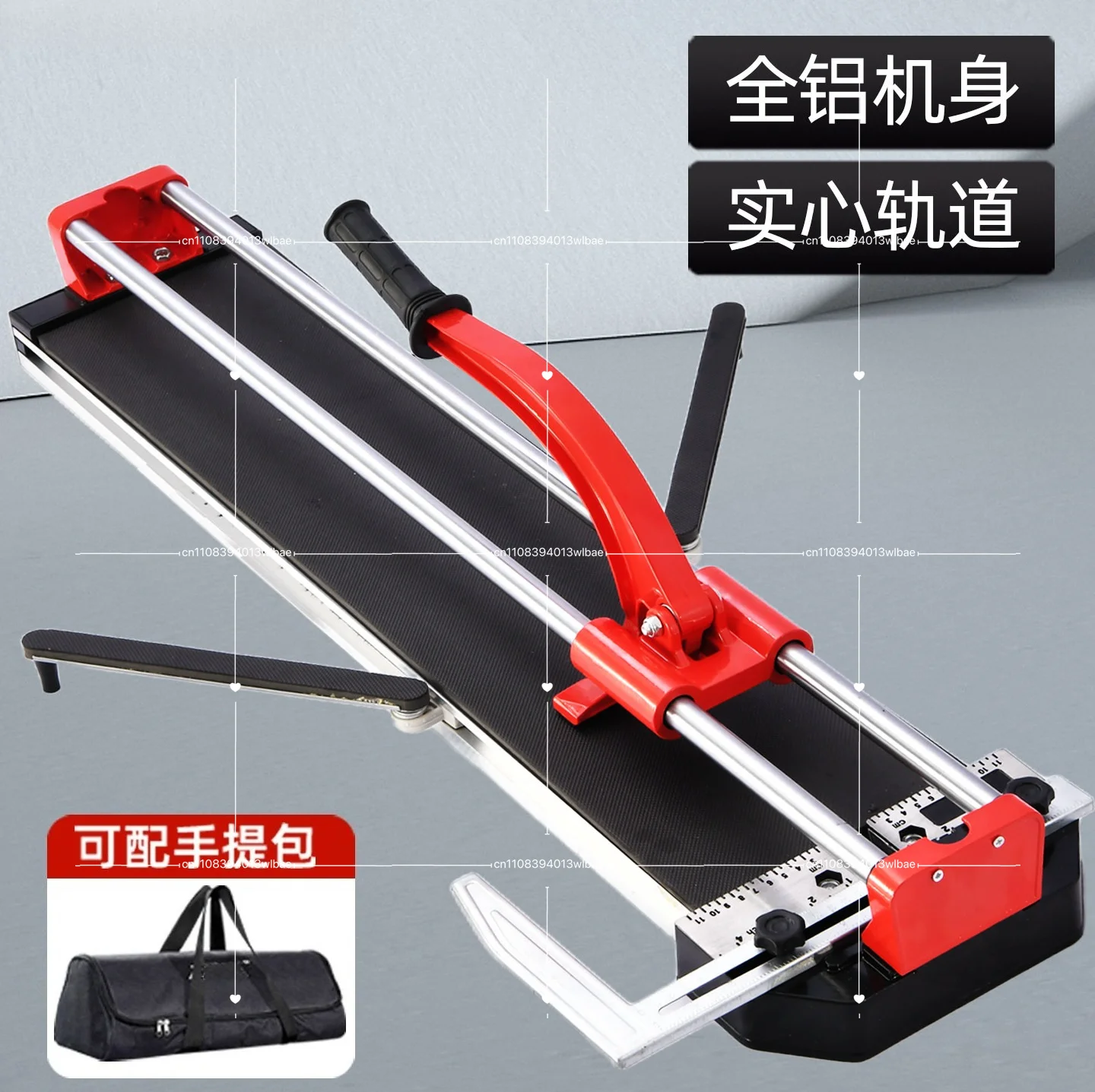 Manual Tile Cutter with Aluminum Double Rails & Infrared Guide - Wall and Floor Tile Push Cutter300 400 600 800 1200
