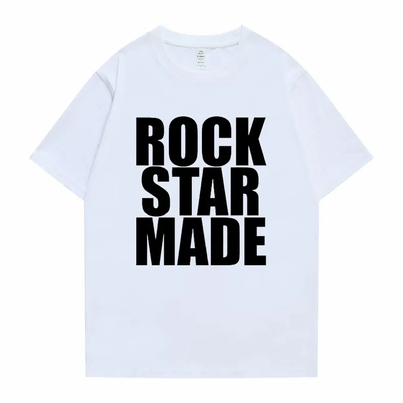 Rock Star Made Playboi Carti Graphic Tshirt Rap Merch 2024 Music Concert Merch Opium Print T-shirt Men Hip Hop Oversized T Shirt