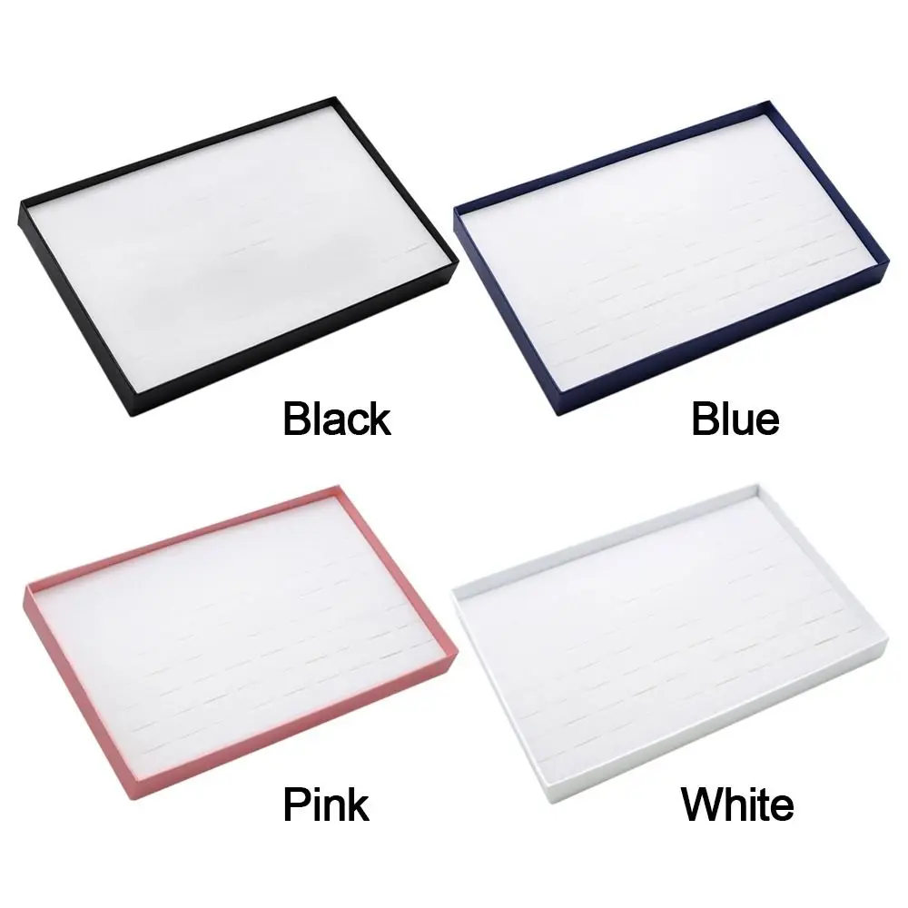 귀걸이 링 디스플레이 랙 쥬얼리 디스플레이 캐비닛 투명 커버 종이 링 쇼케이스 팔찌 100 구멍 스폰지 쥬얼리 트레이