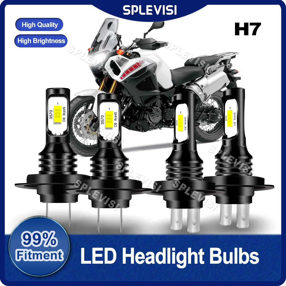 

Upgrade Motorcycle Lamp Combo Kit LED H7 Headlight Bulbs 140W 16000LM For Yamaha Super Tenere XTZ1200 XTZ1200 ES Yamaha YZF R1
