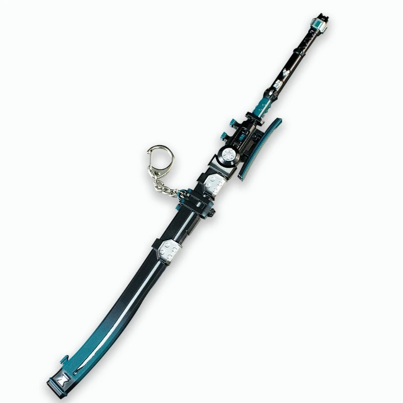 30cm Zenless Zone Zero gra nóż peryferyjny z osłoną stop metali rękodzieło broń Prop Model ozdoby kolekcja prezenty zabawki
