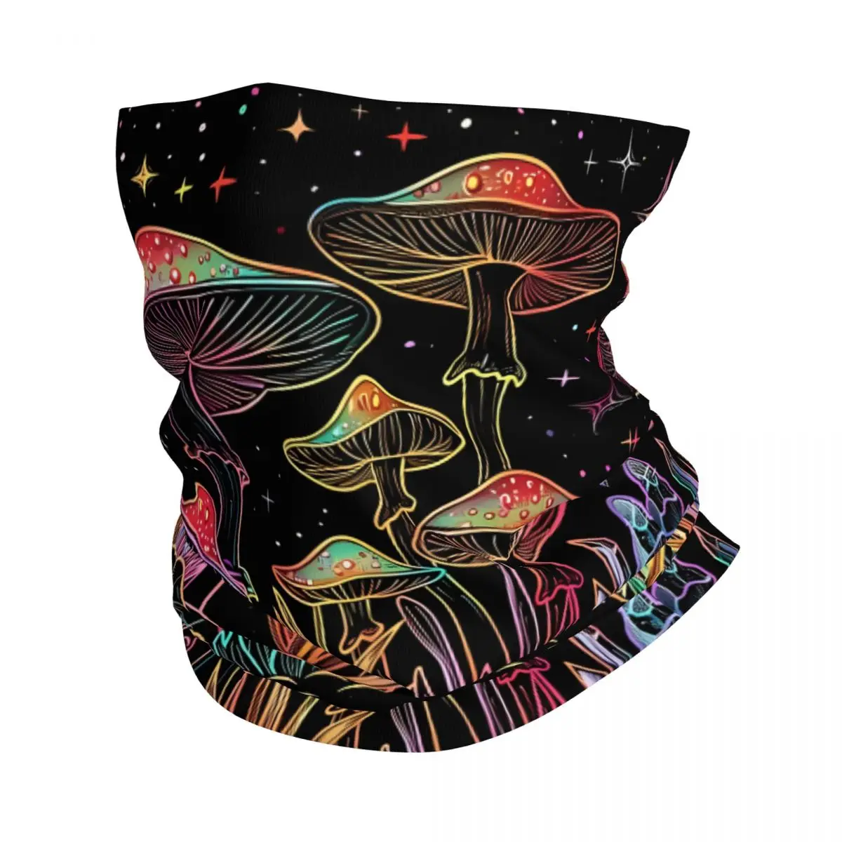 

Mushroom Thin Bandana Neck Gaiter Wrap Scarf Headband Neck Cover