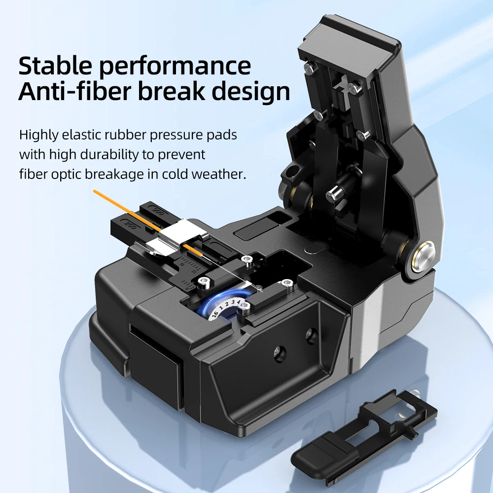 SAIVXIAN เครื่องมือเว็บเครื่องตัดไฟเบอร์ออปติก HS-30 เครื่องตัดสายเคเบิลไฟเบอร์ออปติก Bare Fiber Pigtail Jumper หนังลวด