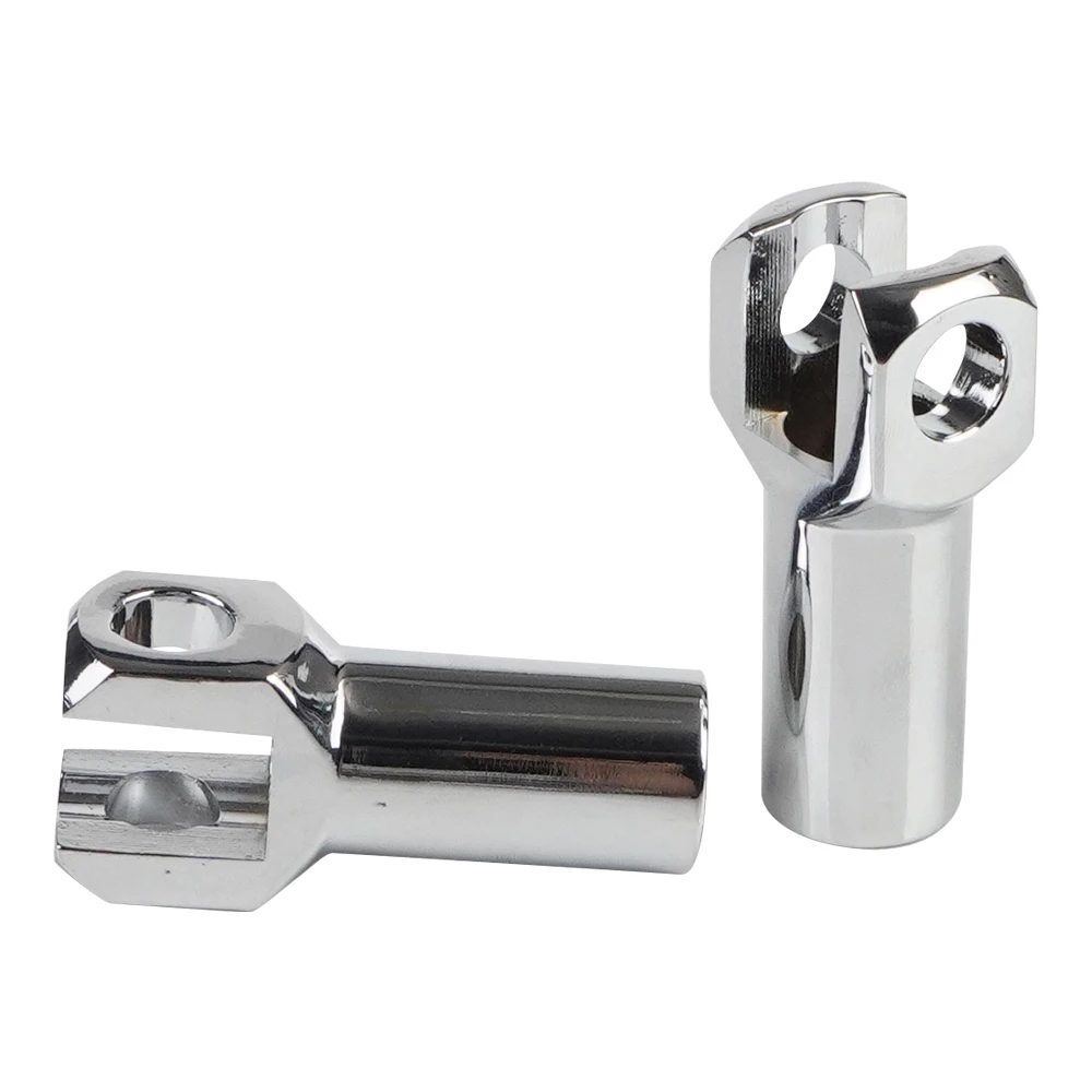 Motorcycle 3-3/8\'\' Passenger Footpeg Supports Kit Foot Peg Mounts Clevis Fit for Harley Davidson Softail 2000-2017