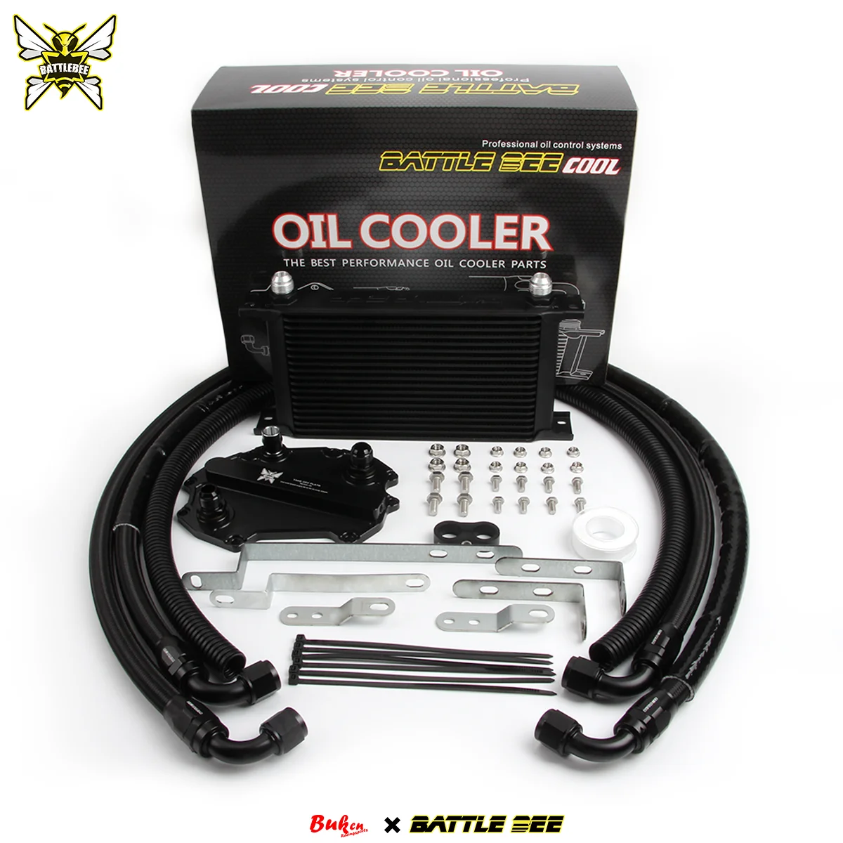 

Battlebee Engine Oil Cooler kit for B9 S4 S5 RS4 RS5 EA839 2.9T 3.0T Aluminum Alloy BB-OCK-126