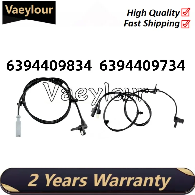 New Rear Pair ABS Wheel Speed Sensor for MB MERCEDES-BENZ VITO VIANO MIXTO W639 6394409834 6394409734