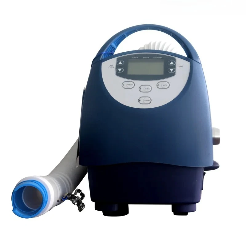 Multi channel blanket safety device, forced air, patient emergency heating system