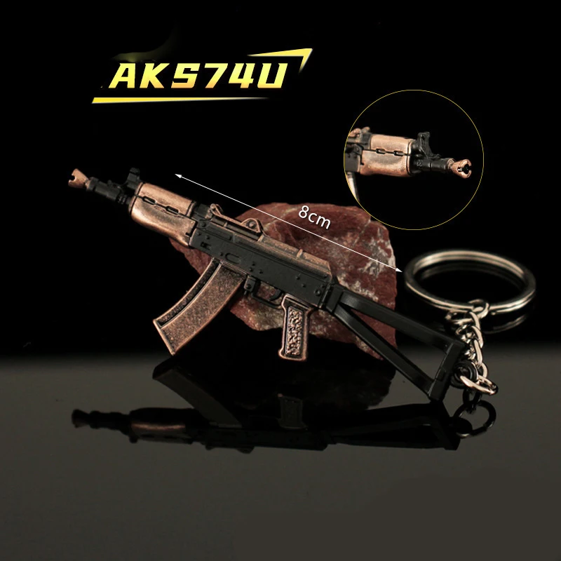 Arena Breakout AKS74U Model Breloki CF Gun FN FAL QBZ95 XM8 Cosplay Breloczek Plecak Breloczek Fani Kolekcjonerska Biżuteria modowa