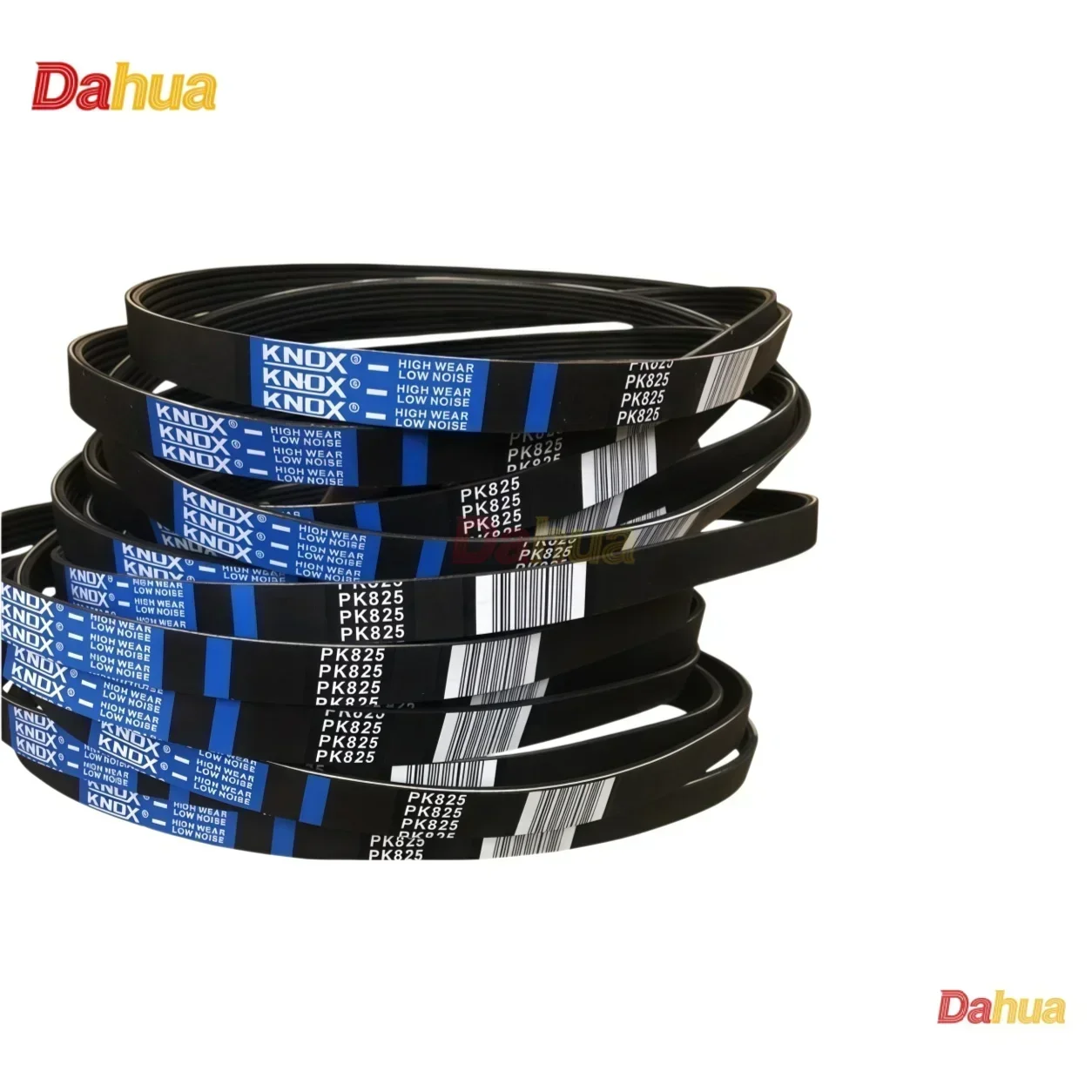 PK Multi-Rib Belt, Rubber Polyester, Heat & Wear Resistant, for Alternator, AC, Power Steering, Industrial Drive, PK770-PK880