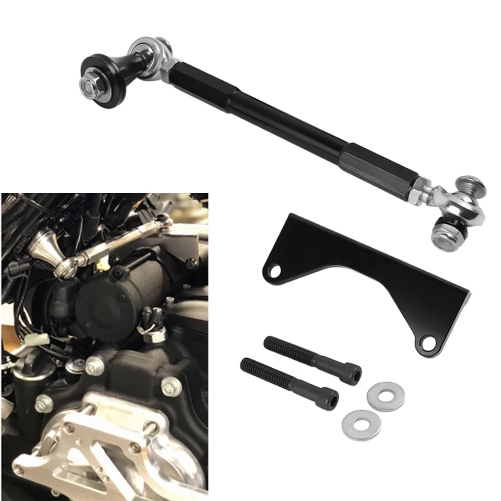 

Черный анодированный стабилизатор рамы мотоцикла для Harley Touring CVO Electra Road Street Glide Ultra Classic Road King 2009-2023