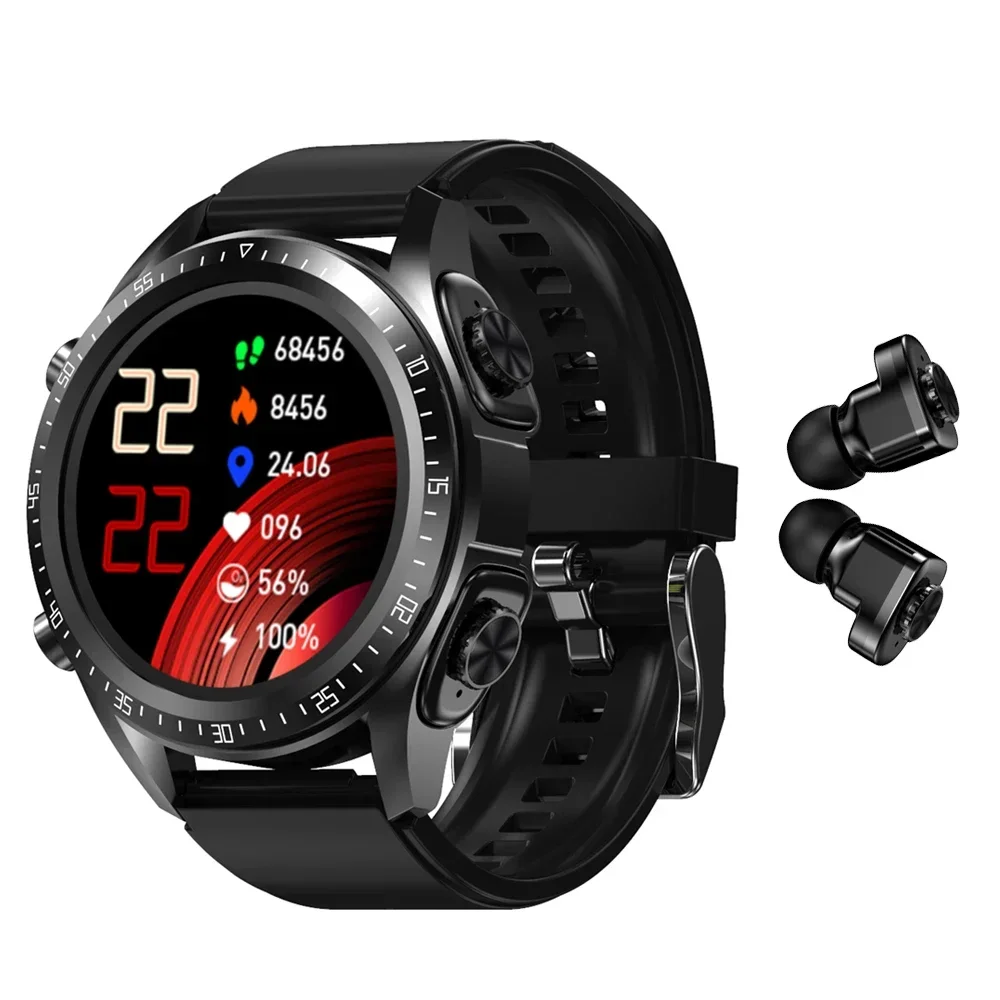 JM03 TWS 2 in 1 Fashion Smart watch headset smartwatch IP67 waterproof Sports Business  smart watches with earphone