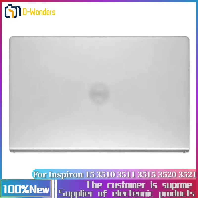 New Laptop Case For Dell Inspiron 15 3510 3511 3515 3520 3521 LCD Back cover lid Rear A shell 0DDM9D DDM9D Sliver