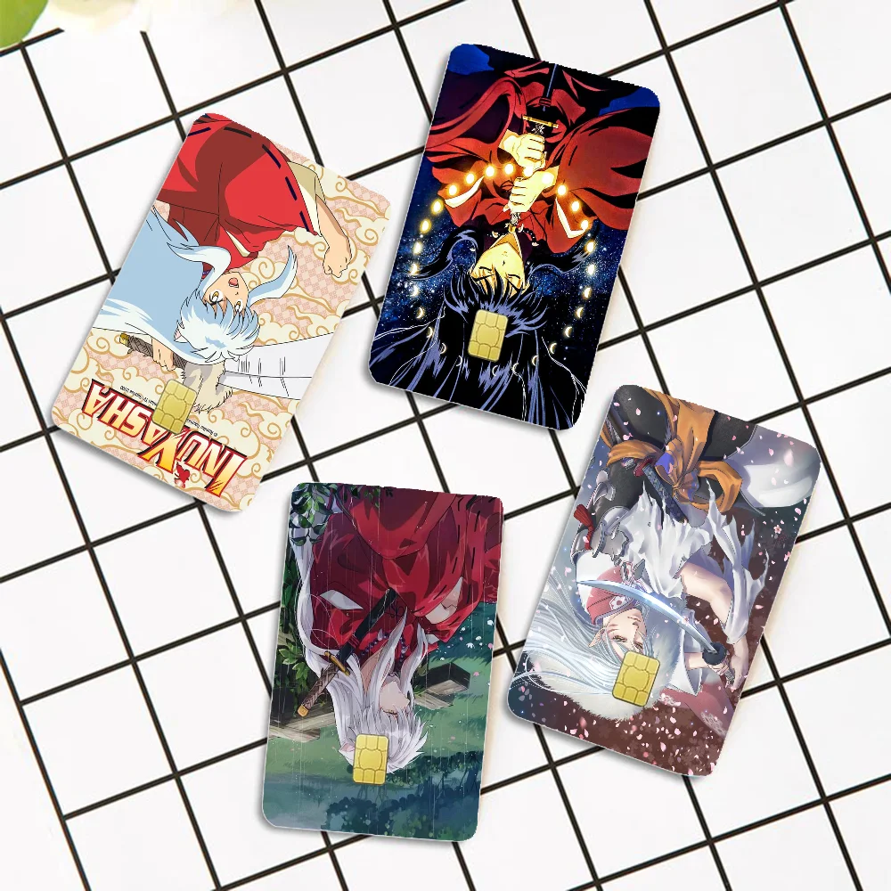 Inuyasha Anime Matte Front Skin Film Sticker Cover For Small Chip Credit Card Debit Card