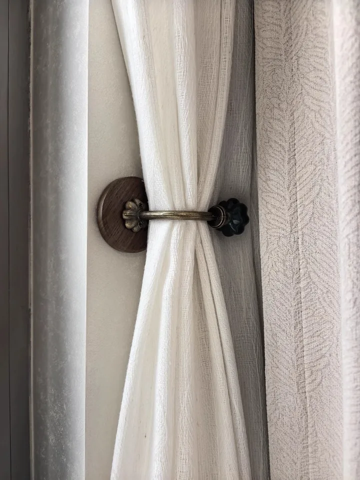 

Antique Bronze Curtain Tie Backs Hook Decorative Wall Hook Coat Hangers Ceramic Flower Pumpkin Hook Rustic Bathroom Towel Hook