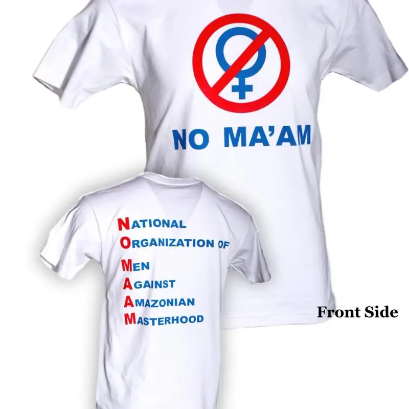 No Ma'am T shirt Retro Al Bundy Maam Adult White S 3X