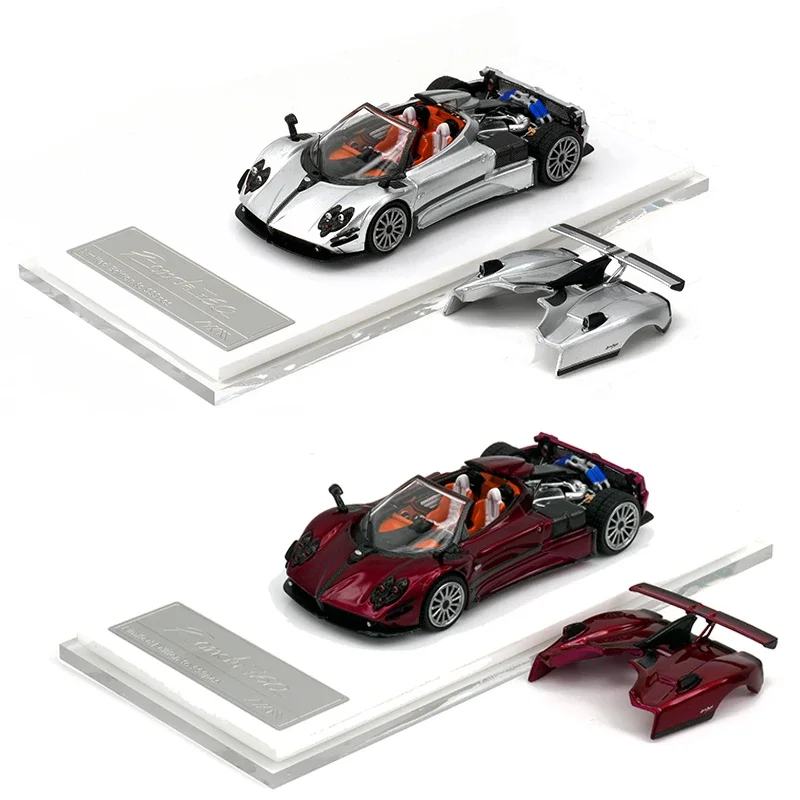 

HKM In Stock 1:64 Roadster Zonda 760 2022 Diecast Diorama Car Model Collection Miniature Toys