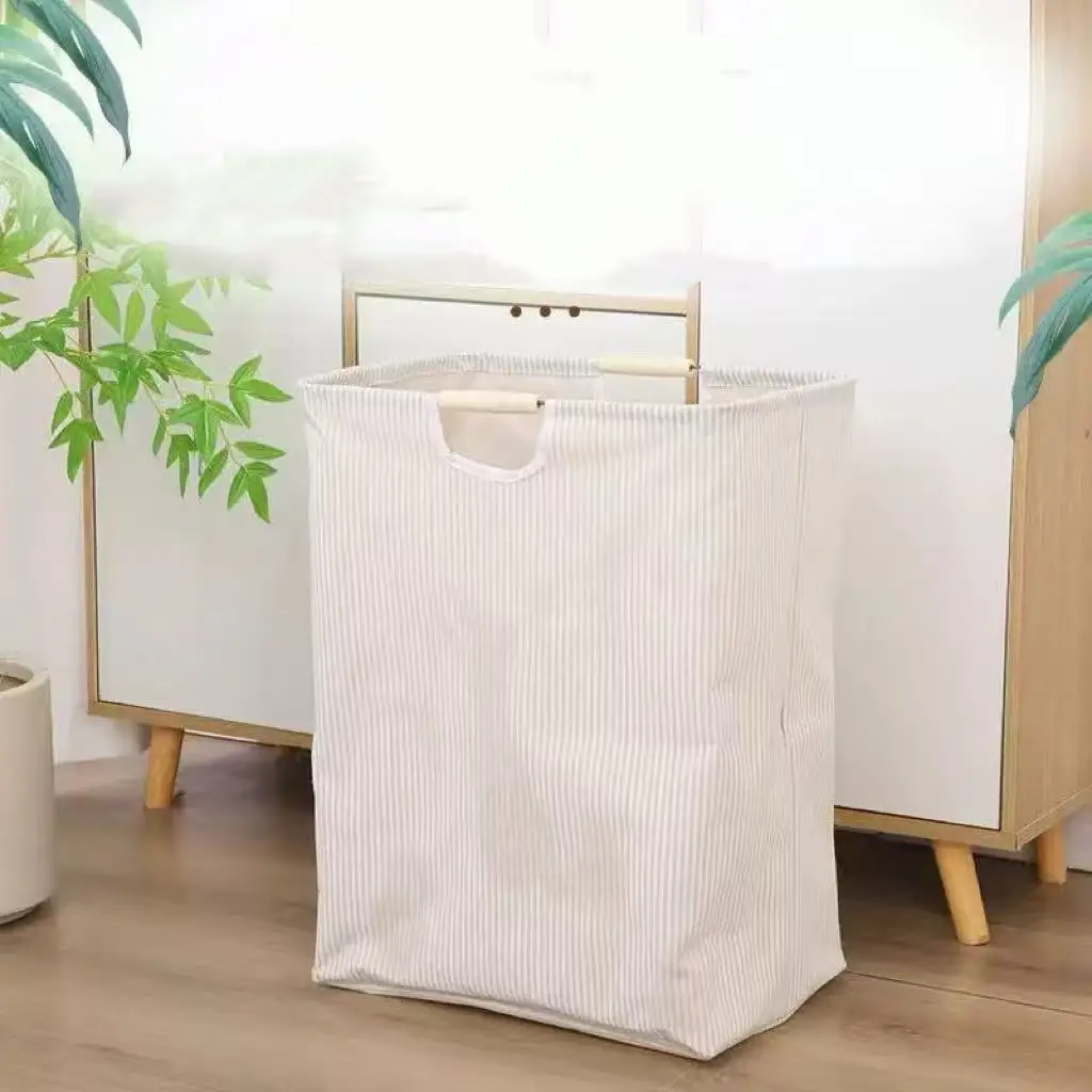 Cesto de Roupa Suja de Grande Capacidade com Alça, Cesto Dobrável para Armazenamento de Roupas, Acessórios para Banheiro