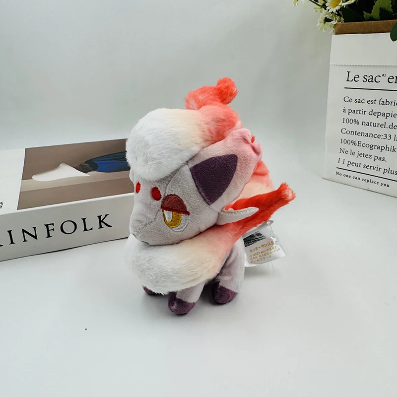 14cm Zorua Pokemon Plush Toys Anime Cartoon Pokémon Plushie Keychain Pillow Kawaii Doll Stuffed Gift for Kids Birthday Xmas