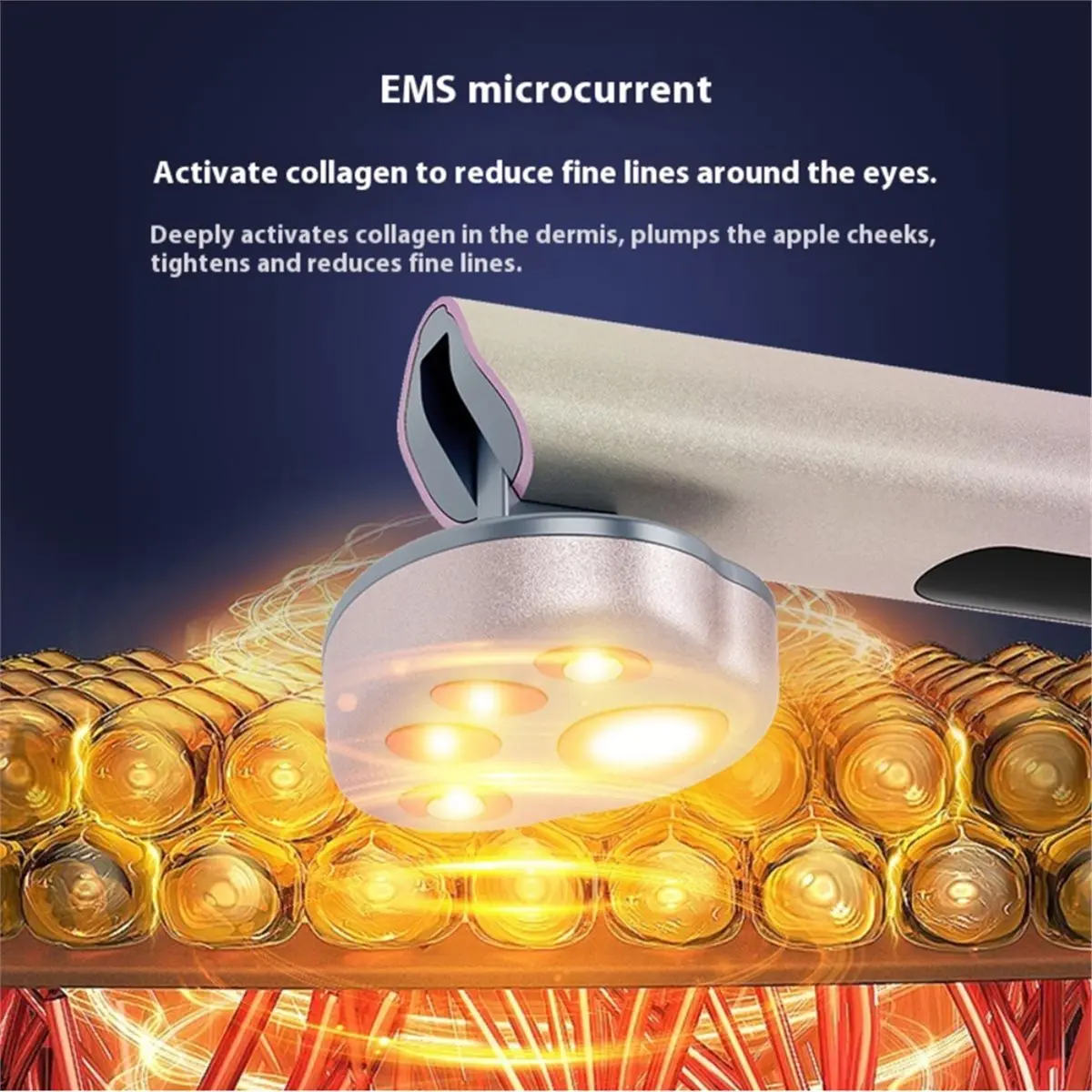 [NEW] 7 Color Led Eye Massager Vibration Anti Wrink Anti-Age Relax Eye Care Device for Dark Circle Removal & Eyelid Lifting