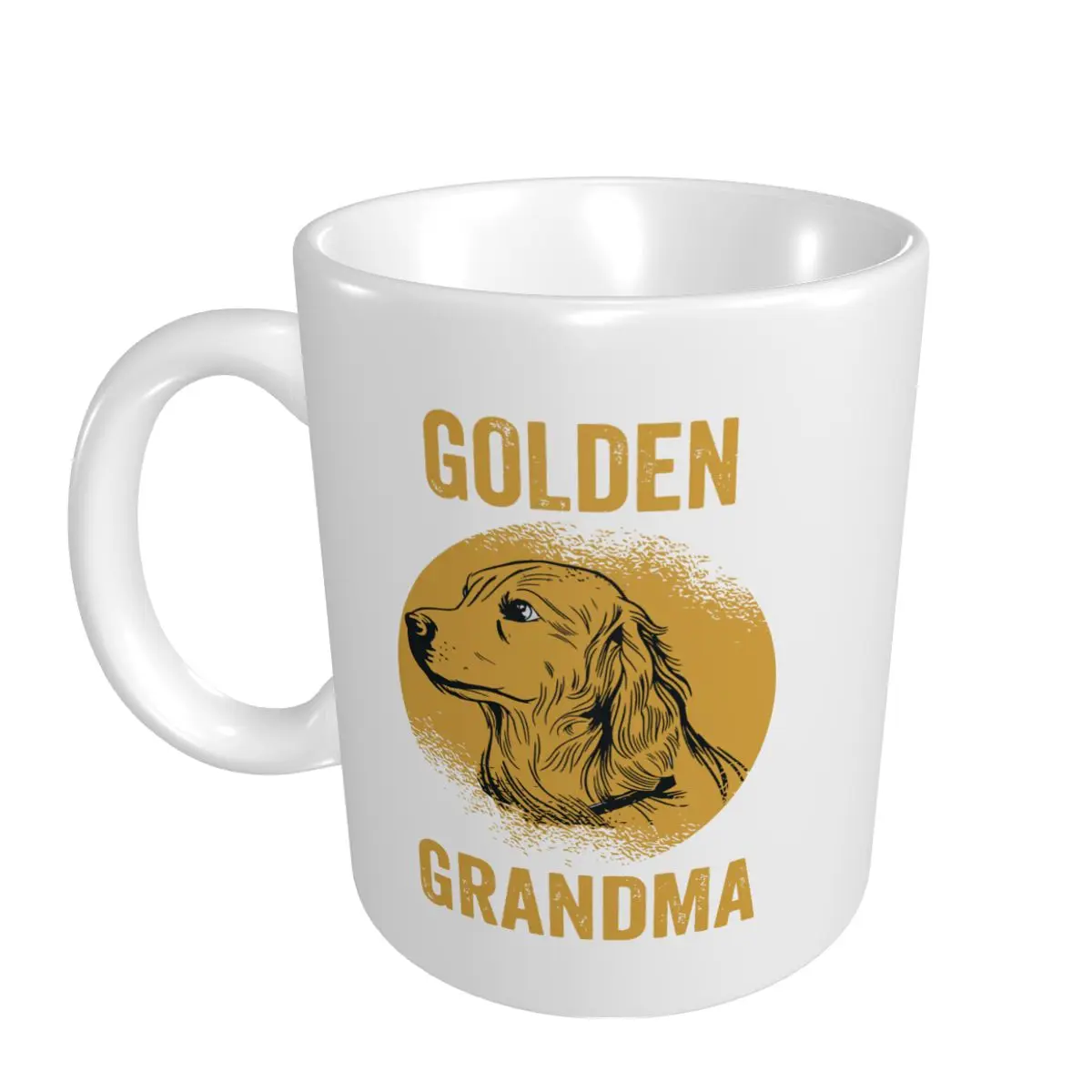 Mark Cup Mug Golden Retriever Grandma Cute Dogs Lover Women Gift Coffee Mugs Tea Milk Water Cup Travel Mugs For Office Home