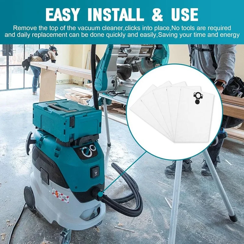 A15Q-12Pcs Dust Bags For Nilfisk 107419593 ATTIX33/44,Vl200aero 20/21,Aero 25/26/31,VC2010L/VC2511 Vacuum Cleaner Parts