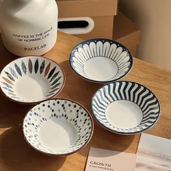 Talerz ceramiczny w stylu japońskim Talerze do zupy warzywnej Kreatywne duże głębokie naczynie Naczynie na sos sojowy Produkty gospodarstwa domowego Przybory kuchenne