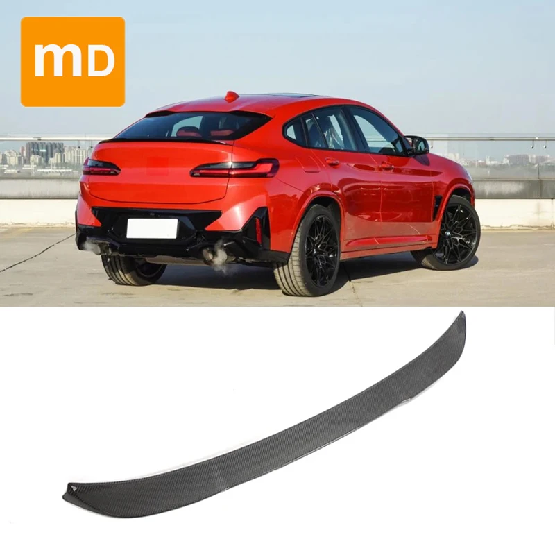 Carbon Fiber Black Spoiler Wing For BMW G02 X4 F98 X4M 2023-2024 Spoiler Trunk Wings Body Kit Car Accessories Upgrade