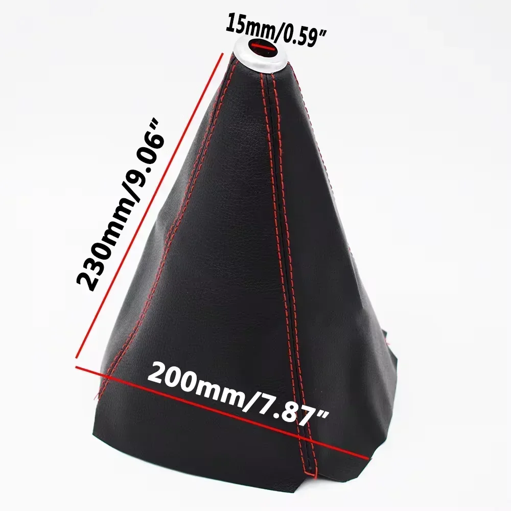 6 Speed Manual Gear Shift Knob Leather Gearstick Lever For Dacia Duster 2010 2011 2012 2013 2014 -2017 Renault Nissan Terrano view 3