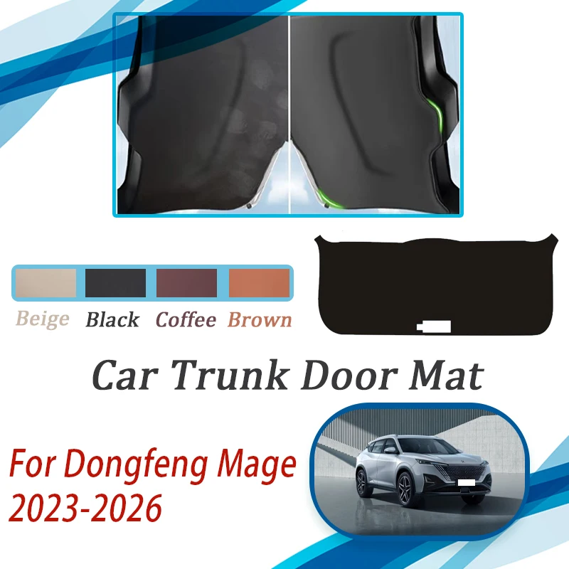 

Для Dongfeng Mage Aeolus Haoha Hedmos 06 2023 ~ 2026 Автомобильный коврик на заднюю дверь багажника Кожаный чехол Назад грузовой коврик Автоаксессуары