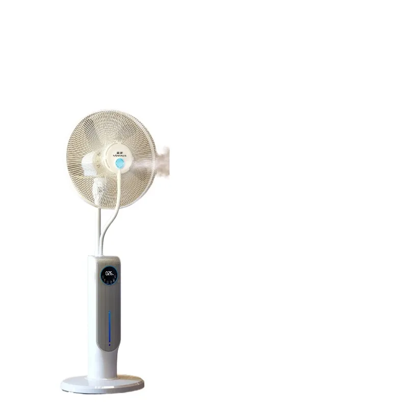 Fog fan Household electric fan Voice remote control Living room with water humidification and cooling with water mist
