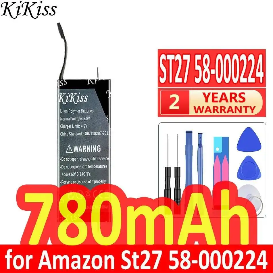 

Стабильная сменная батарея для планшета Amazon St27 58-000224 премиум-класса 780 мАч