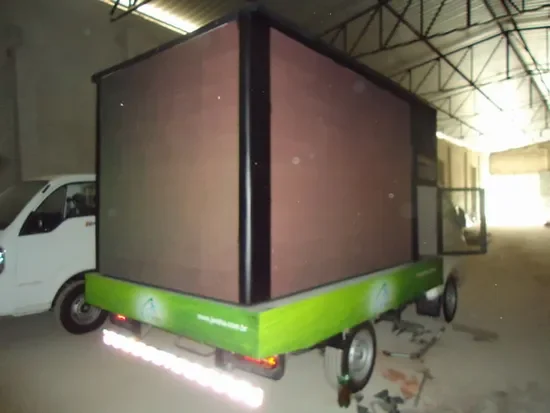Custom Weatherproof Outdoor LED DisplayNew Inventions Mobile New Sign Truck Display For Advertisement RGB