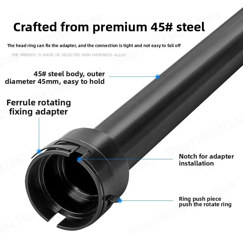 13-Piece Steering Machine Rudder Rod Wrench Steering Rod Inner Ball Head Remover Automobile Chassis Maintenance Tool