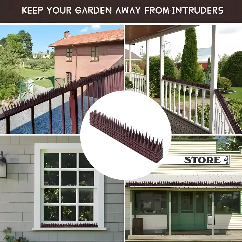 Plastic Effective Bird Repeller Garden Bird Pigeon Spikes Roof Window Balcony Anti Bird Spikes Pest Deterrent Fence Wall Traps view 5
