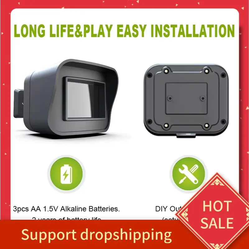 

B44C Outdoor Waterproof Detector Weather Wifi Motion Sensor Remote APP Notifications For Alexa