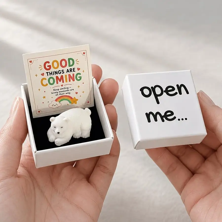 1/5/10/20/50/100pcs Charming Animal‑Inspired 2D Flat Otter Keychain, Pocket Hug Encouragement Card Included, Decor Pendant for D