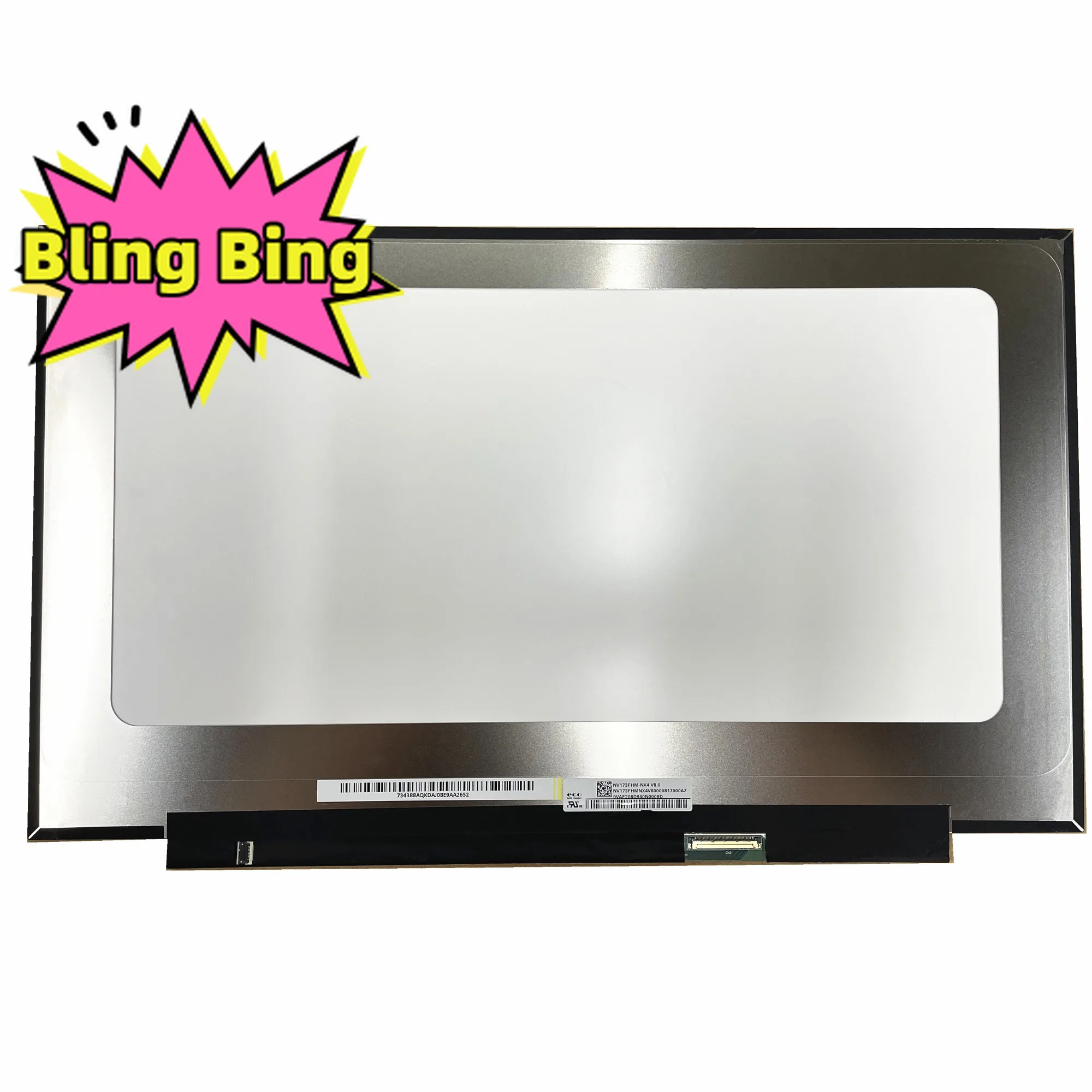 

NV173FHM-NX4 NV173FHM-NX3 NV173FHM-NX1 17.3” 1920×1080 40 Pin 120Hz Display Panel EDP LCD Screen